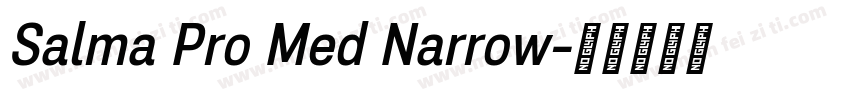 Salma Pro Med Narrow字体转换
